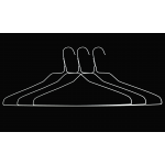 SILVER SHIRT HANGER 500pcs